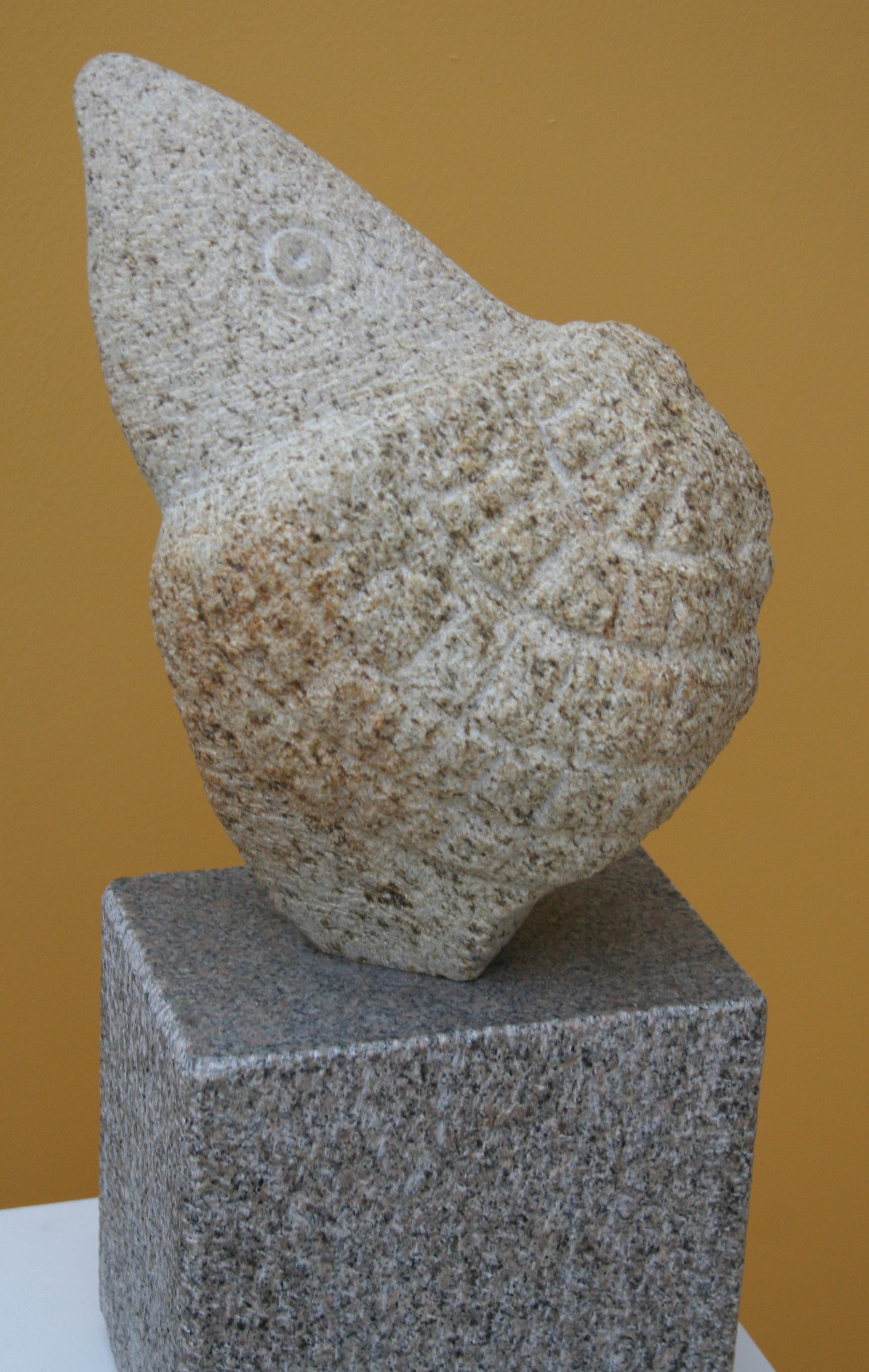 Fugl, granit h=40cm